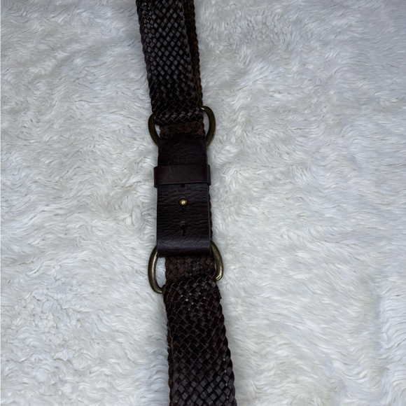 J. Crew Brown Woven Leather Belt - Picture 3 of 13